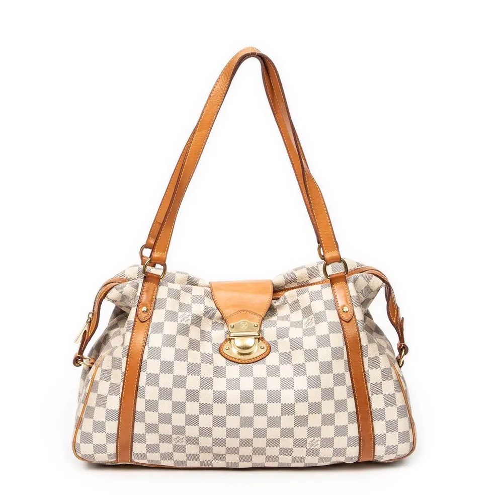 Louis Vuitton Damier Azur Stresa PM Leather Shoulder Bag